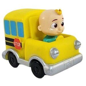 Jazwares Cocomelon Mini Figure School Bus 2020 Moonbug Vehicle Toy 4 Inches